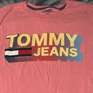 Tommy Jeans Pink Graphic T-Shirt